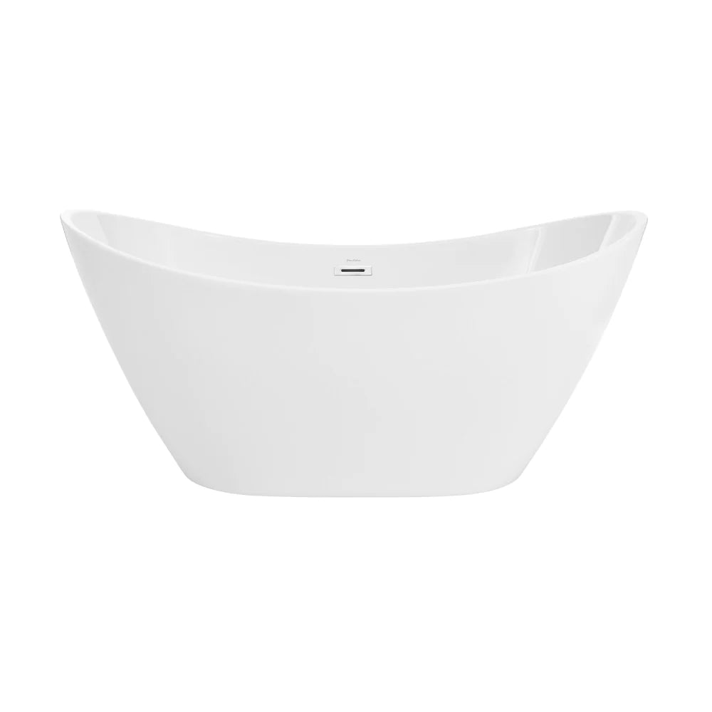 Ivy 67" Double Slipper Freestanding Bathtub