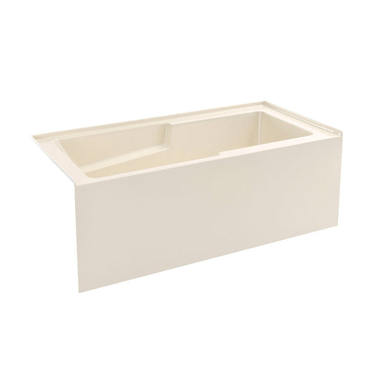 Voltaire 60" X 32" Left-Hand Drain Alcove Bathtub with Apron in Bisque