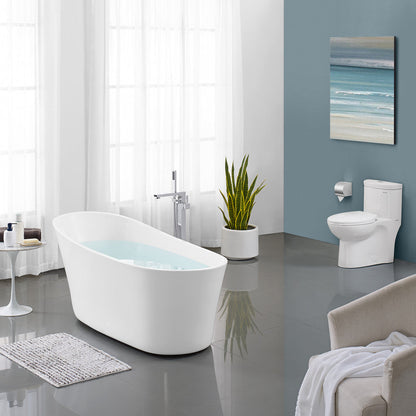 Sublime 67" Single Slipper Freestanding Bathtub