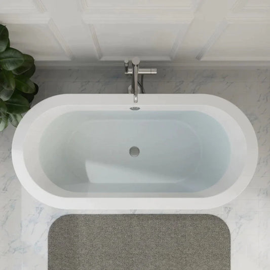 59" Freestanding Soaking Tub - Center Drain