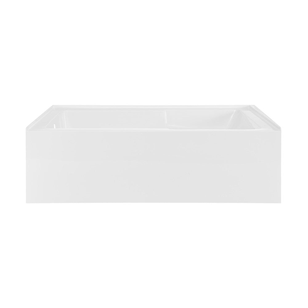 Swiss Madison Voltaire 72" x 36" Left-Hand Drain Alcove Bathtub with Apron