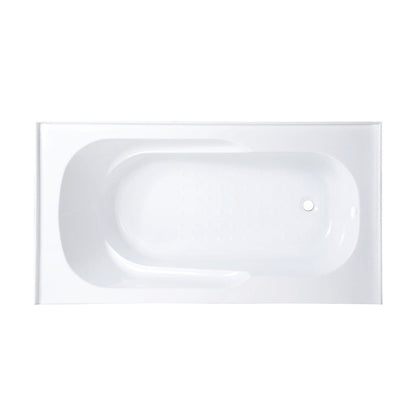 Ivy 60" X 30" Right-Hand Drain Alcove Bathtub with Apron