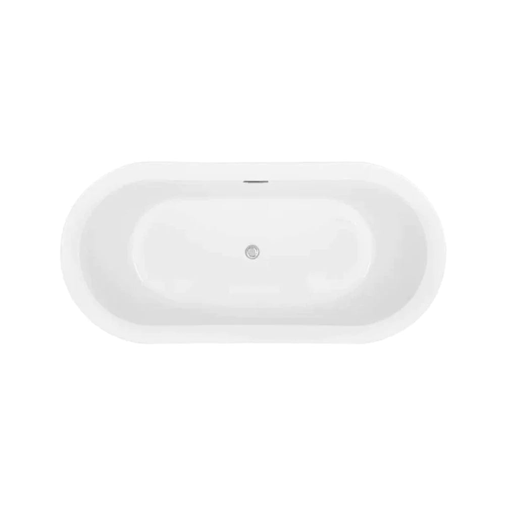 59" Freestanding Soaking Tub - Center Drain