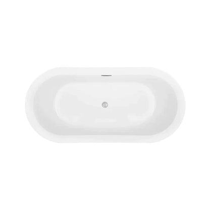 59" Freestanding Soaking Tub - Center Drain