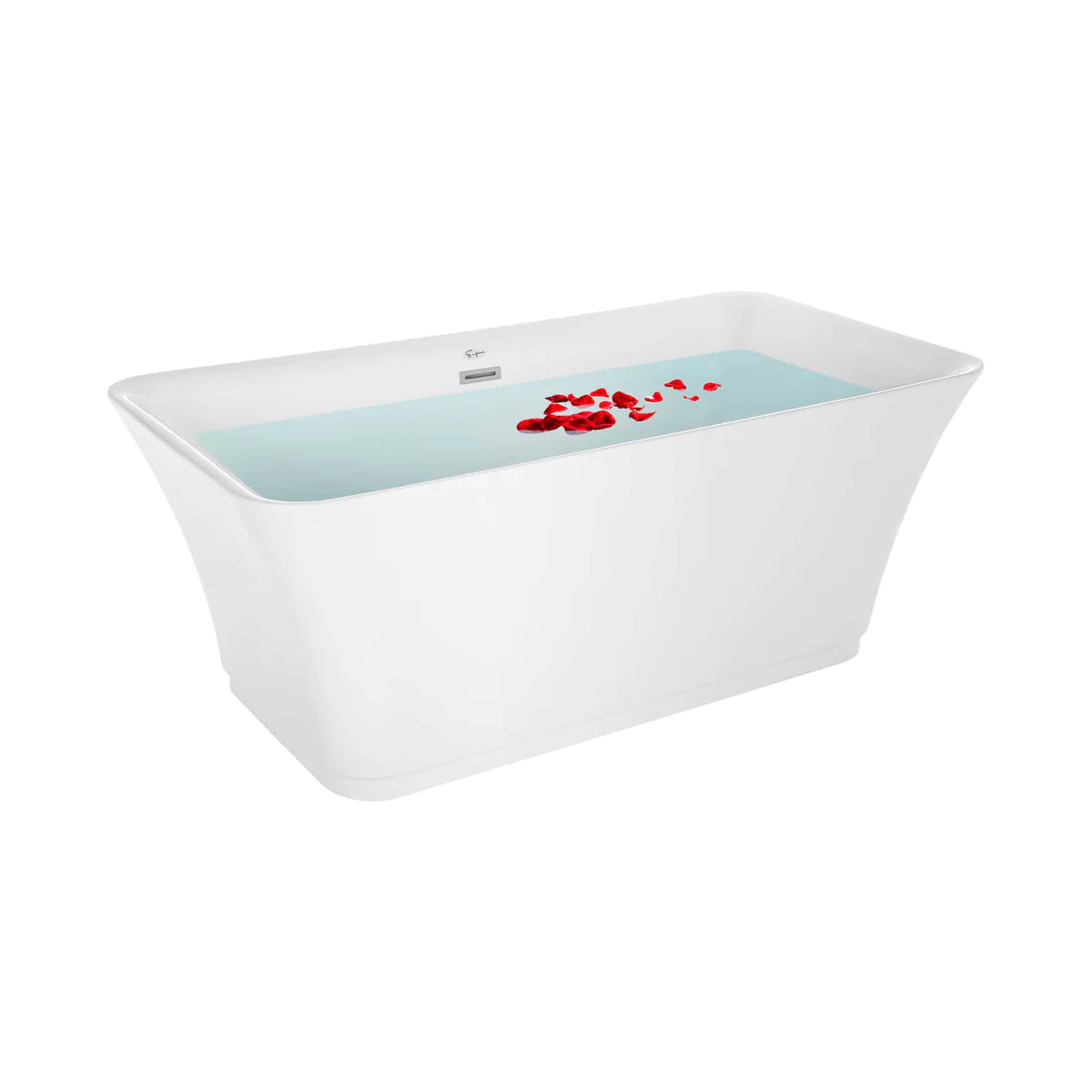 59" Freestanding Soaking Tub - Center Drain