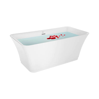 59" Freestanding Soaking Tub - Center Drain