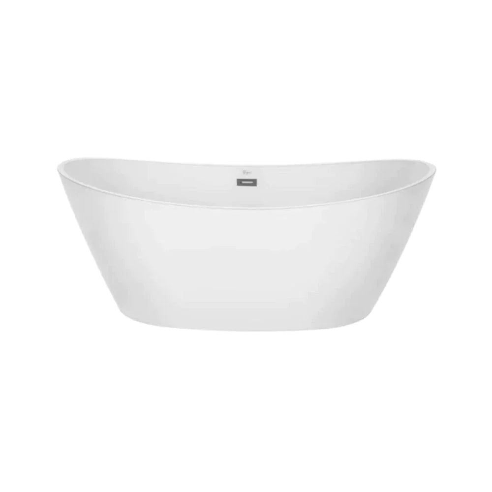 59" Freestanding Soaking Tub with Center Drain