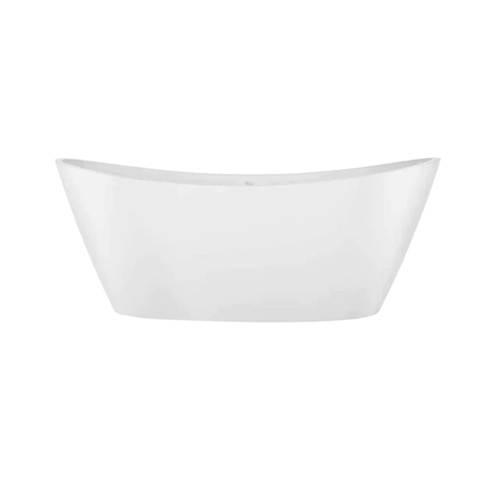 59" Freestanding Soaking Tub with Center Drain