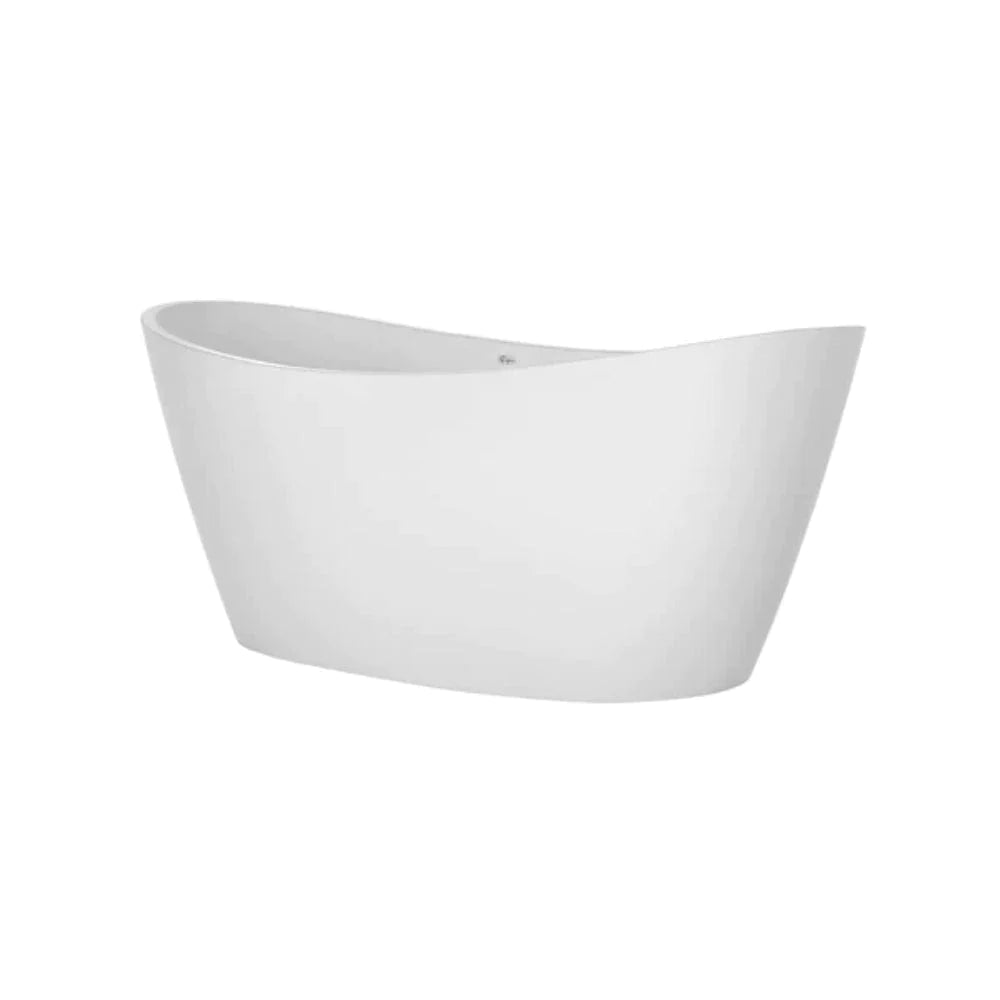 59" Freestanding Soaking Tub with Center Drain