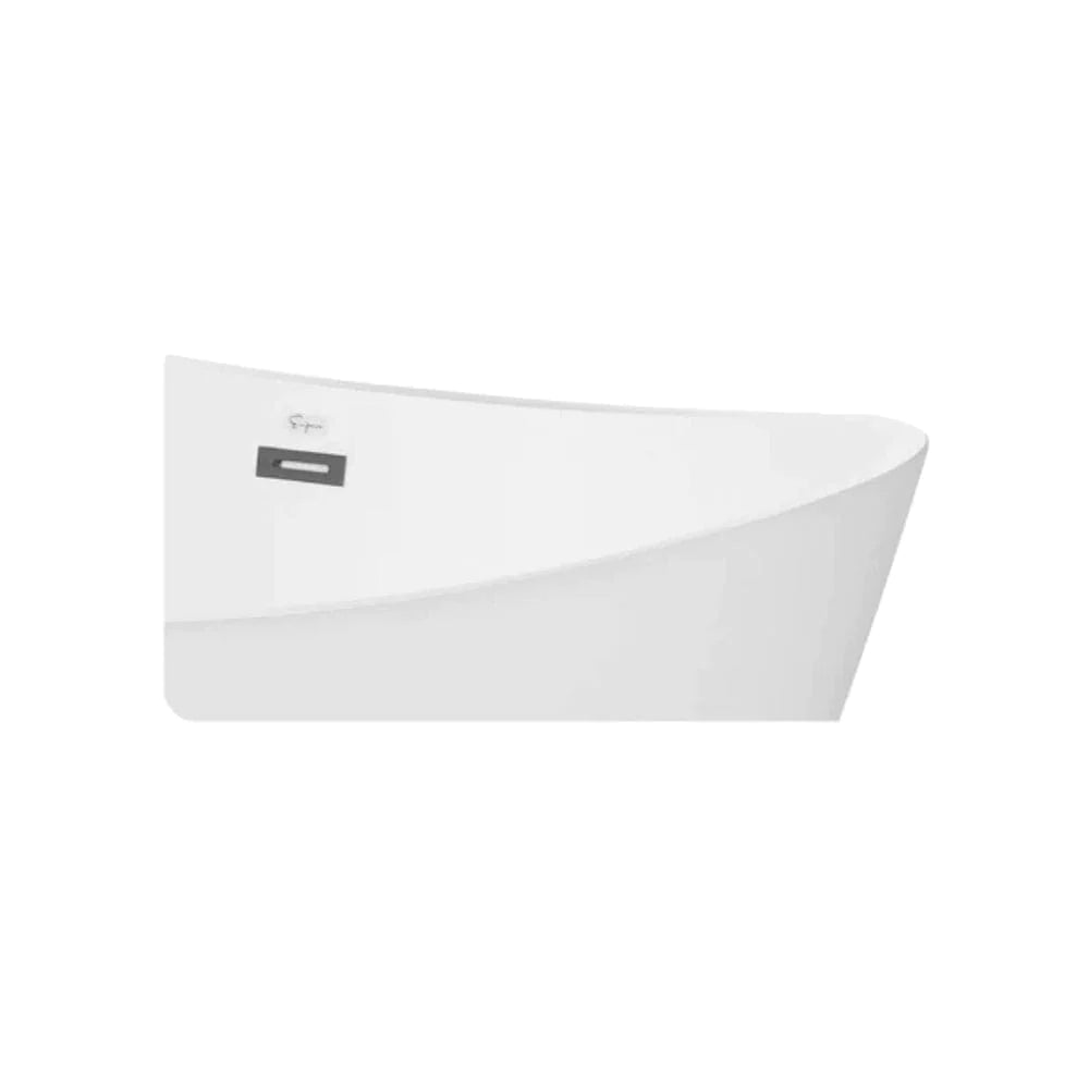 59" Freestanding Soaking Tub with Center Drain