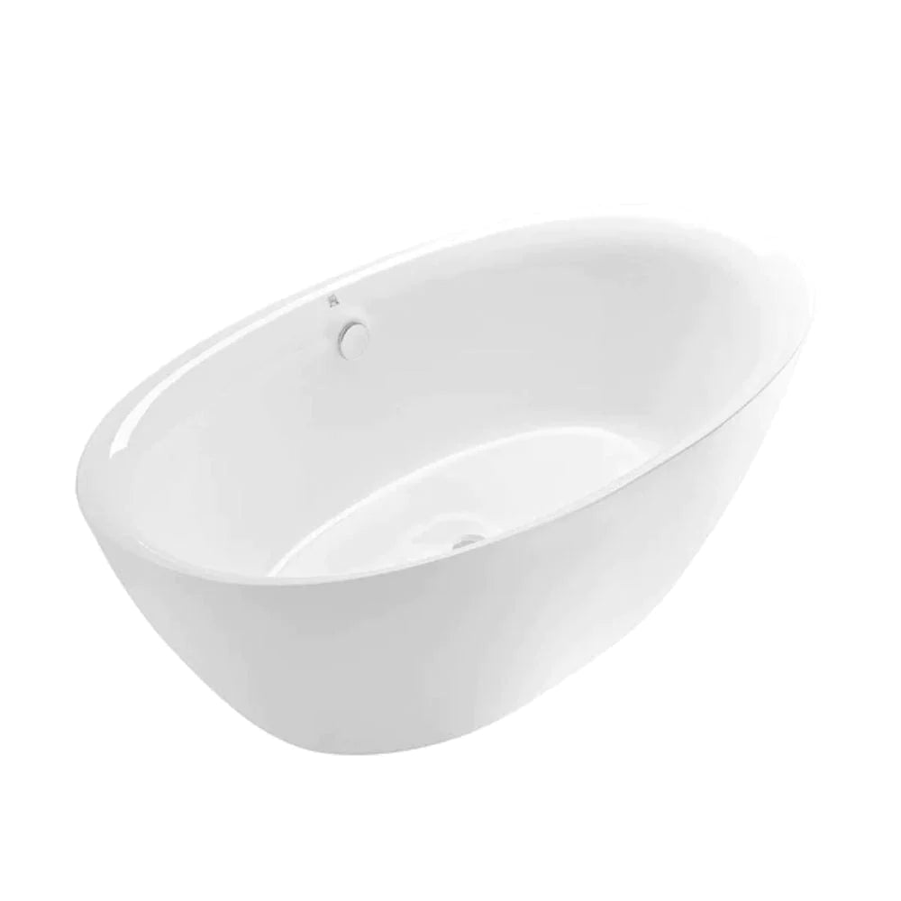 Empava 71" Freestanding Soaking Tub with Center Drain