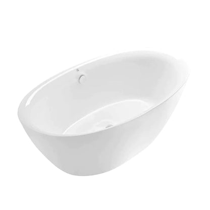 Empava 71" Freestanding Soaking Tub with Center Drain