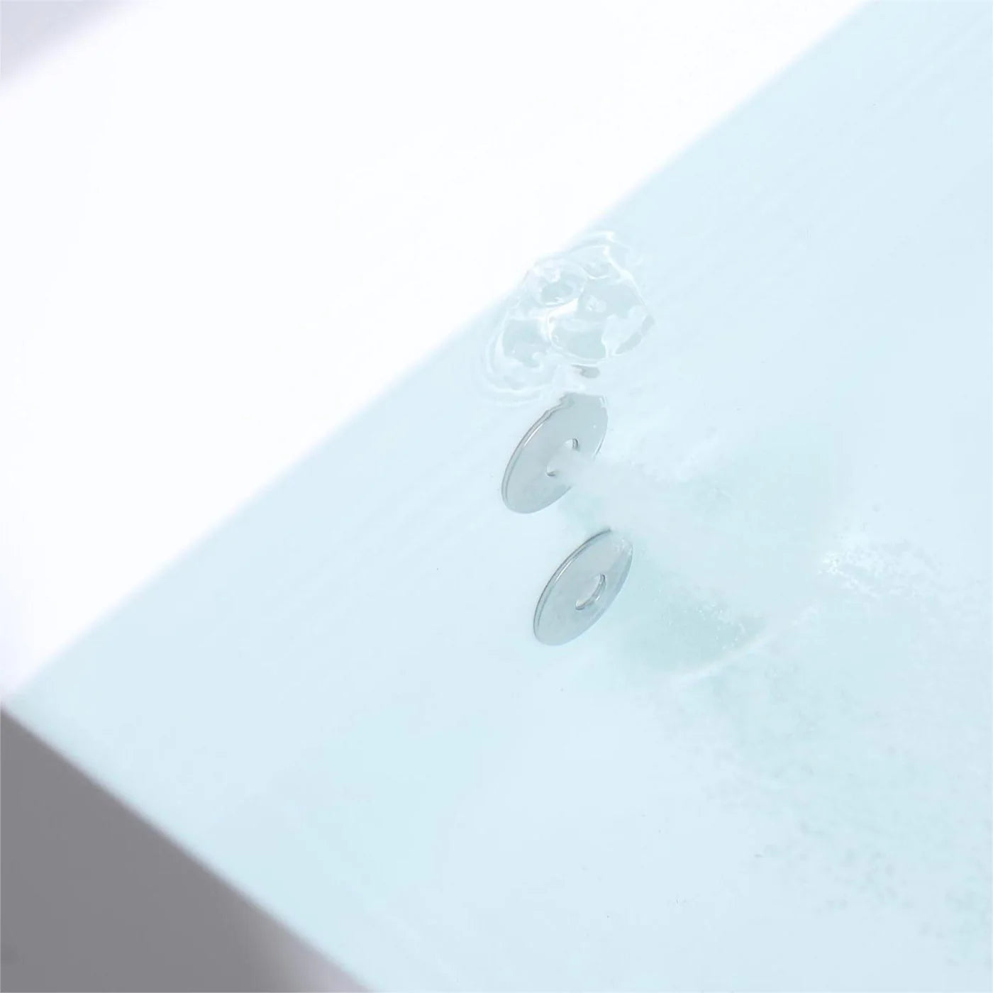 71" Alcove Whirlpool Two-Person Bathtub - Left Drain