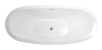 69 in. x 32 in. Freestanding Soaking Bathtub, VA6516