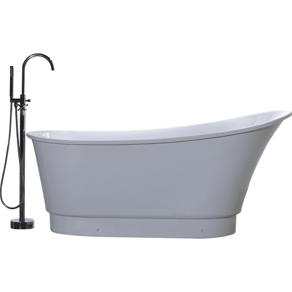 67 in. x 31.5 in. Freestanding Soaking Bathtub, VA6803