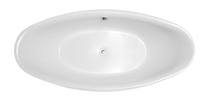 71 in. x 34 in. Freestanding Soaking Bathtub, VA6807