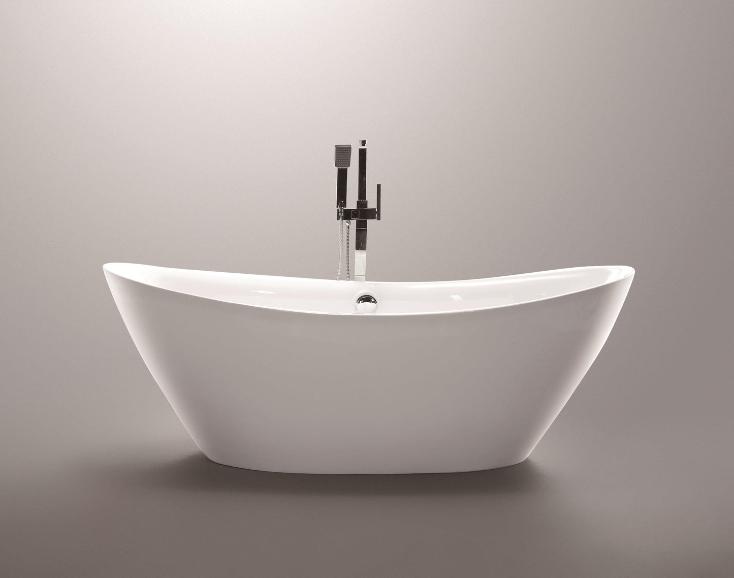 71 in. x 34 in. Freestanding Soaking Bathtub, VA6807