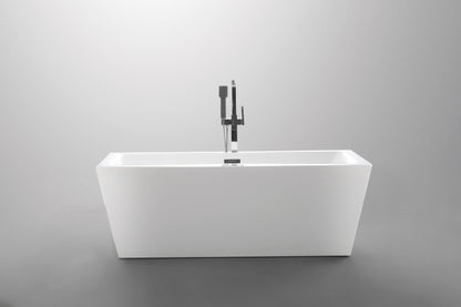 59 in. x 30 in. Freestanding Soaking Bathtub, VA6814