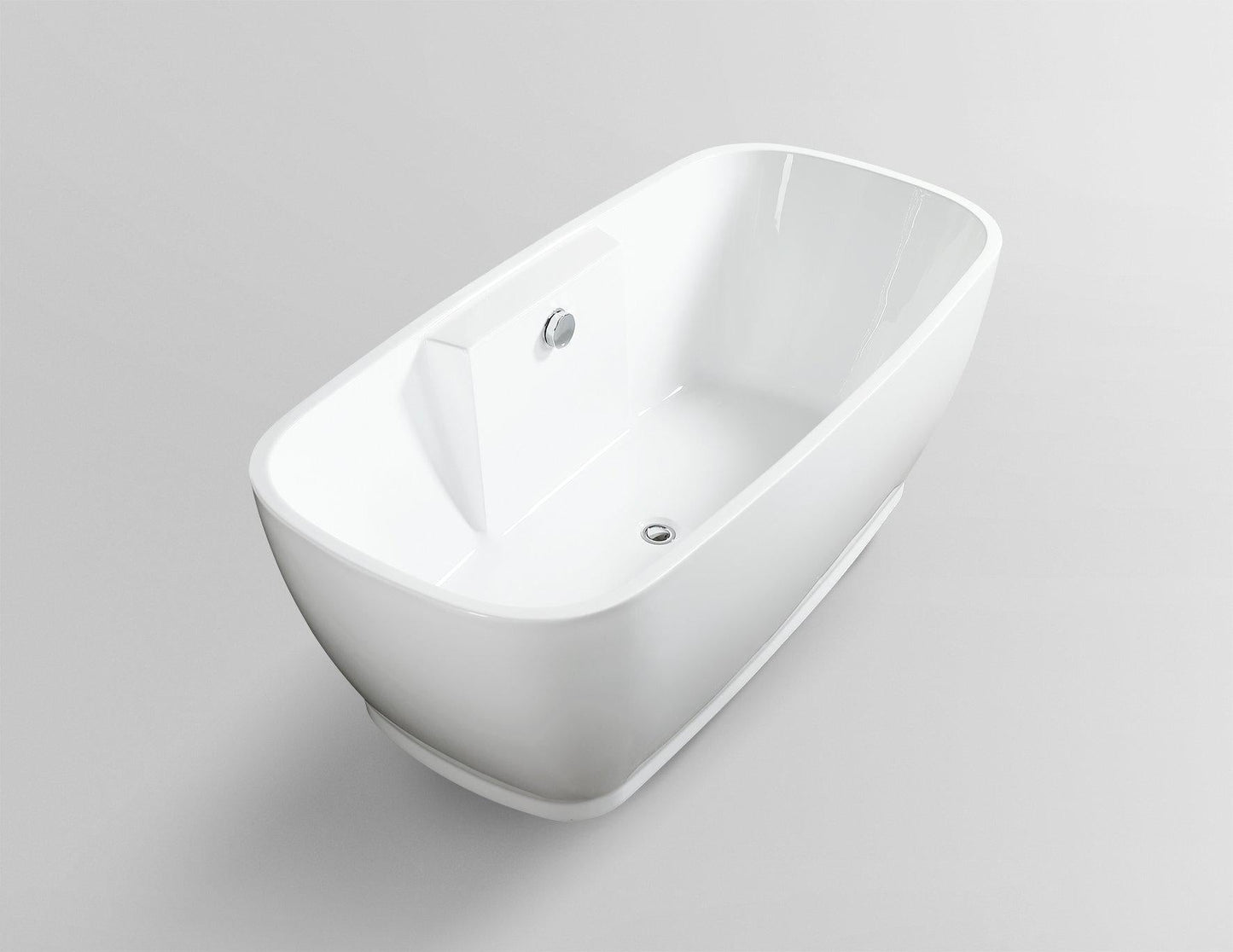 59 in. x 30 in. Freestanding Soaking Bathtub, VA6835