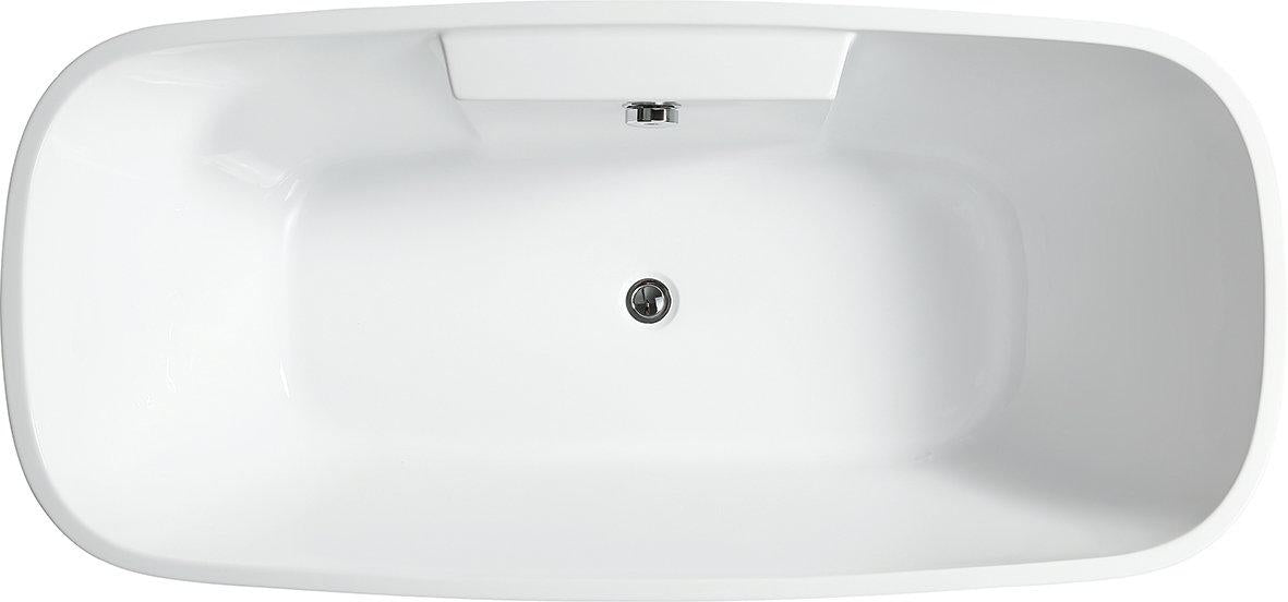 59 in. x 30 in. Freestanding Soaking Bathtub, VA6835