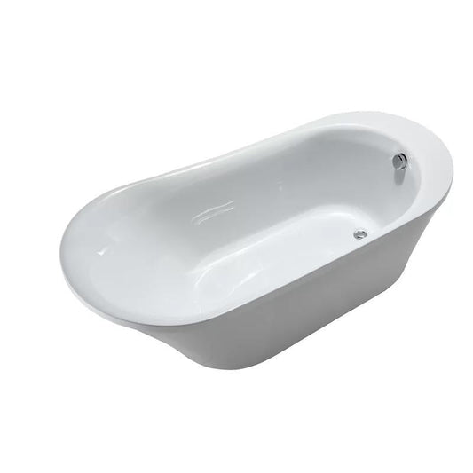 Acrylic 70 in. x 34 in. Freestanding Soaking Bathtub, VA6839