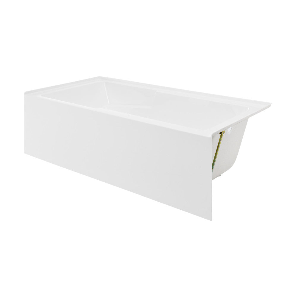 Swiss Madison Voltaire 72" x 36" Right-Hand Drain Alcove Bathtub with Apron