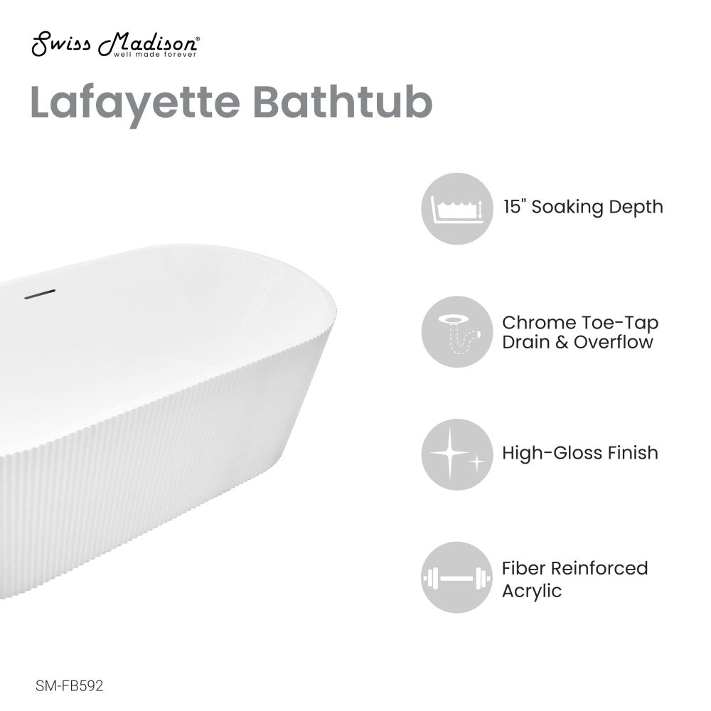 Lafayette 67” Freestanding Bathtub