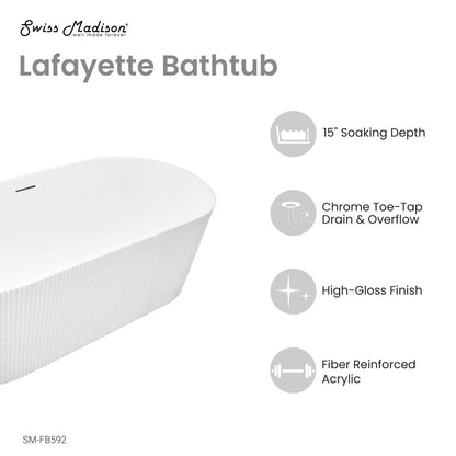 Lafayette 67” Freestanding Bathtub