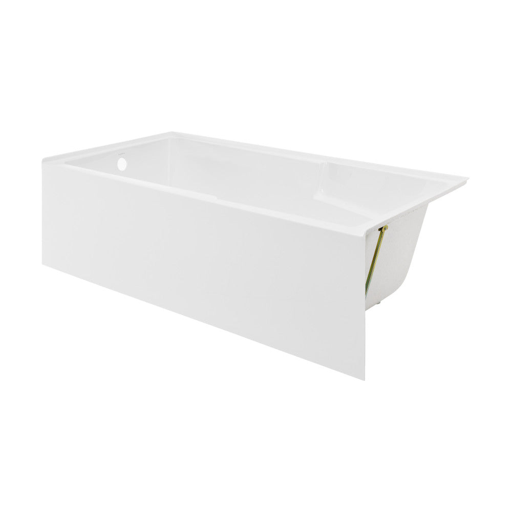 Swiss Madison Voltaire 72" x 36" Left-Hand Drain Alcove Bathtub with Apron