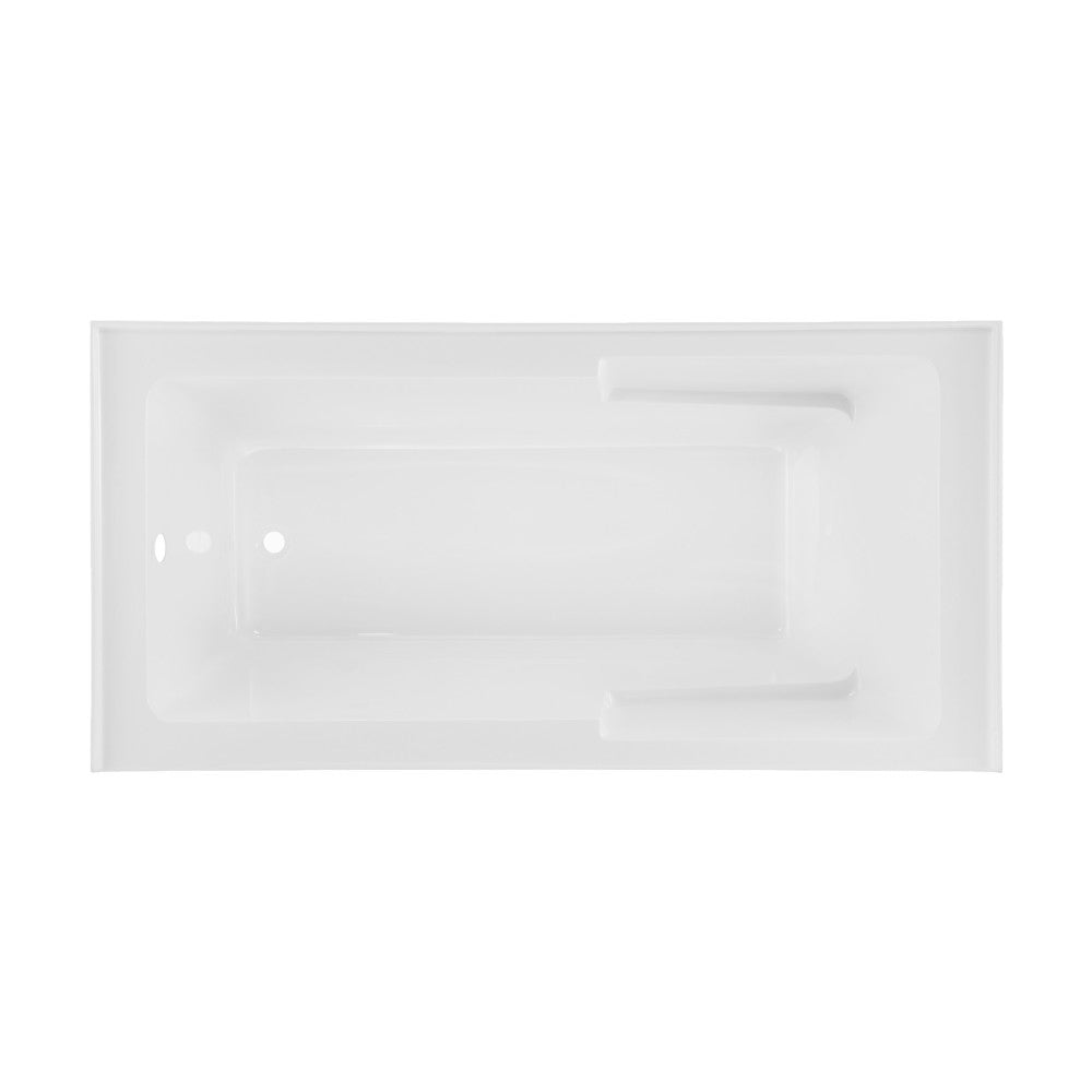 Swiss Madison Voltaire 72" x 36" Left-Hand Drain Alcove Bathtub with Apron