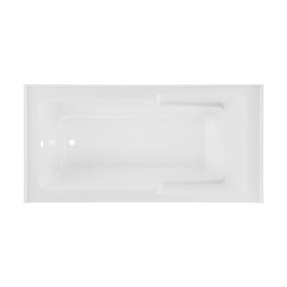 Swiss Madison Voltaire 72" x 36" Left-Hand Drain Alcove Bathtub with Apron